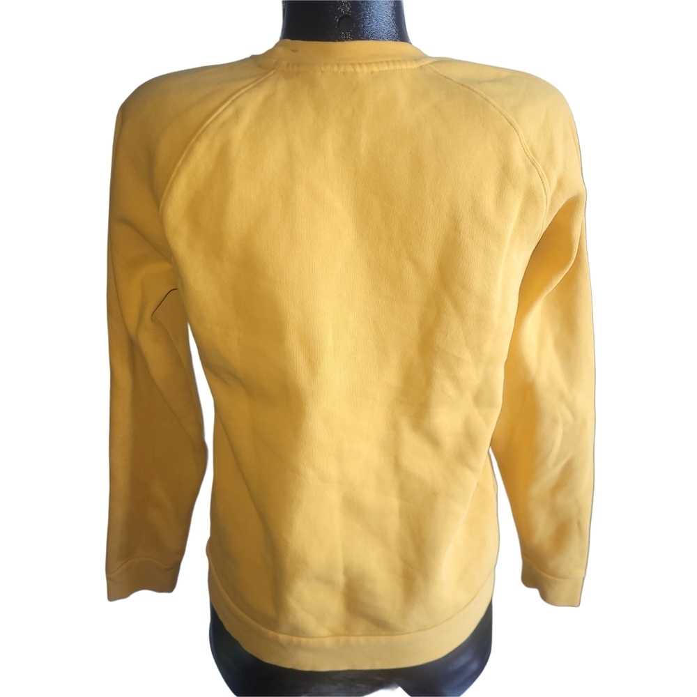 Frank And Oak Disney Collab Mickey Mouse Yellow Classic Sweatshirt Size S - Picture 6 of 7